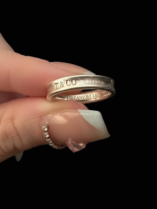 Tiffany & Co. Jewelry - Tiffany & Co. 1837 Narrow Band Ring, Sterling silver